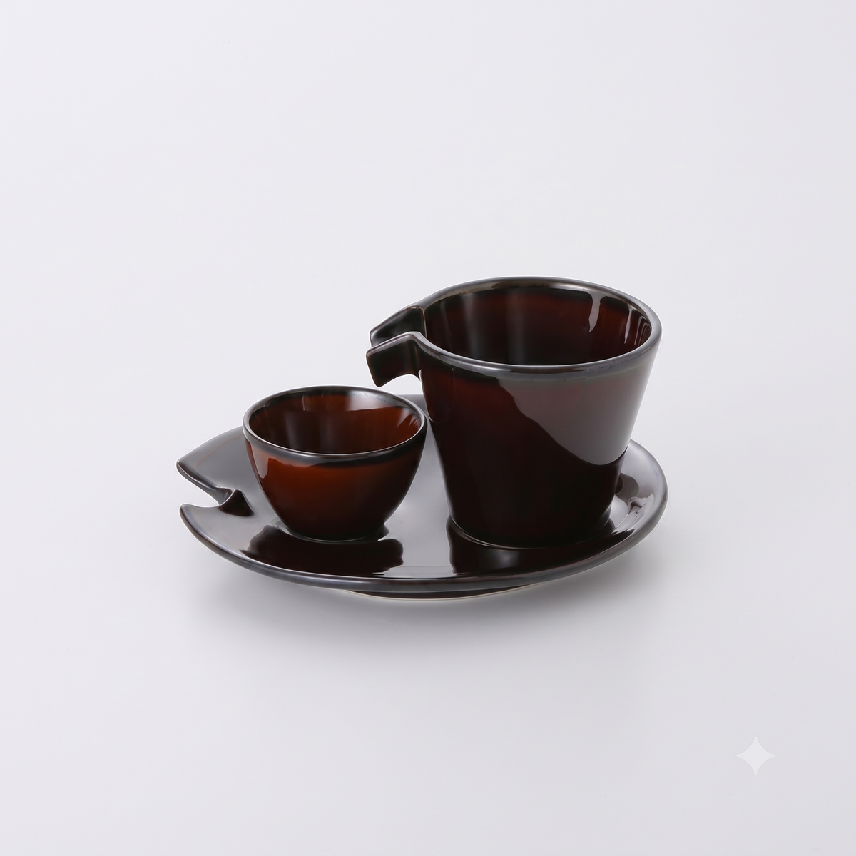 シズル冷酒器セット 漆ブラウン – カネコ小兵公式オンラインストア