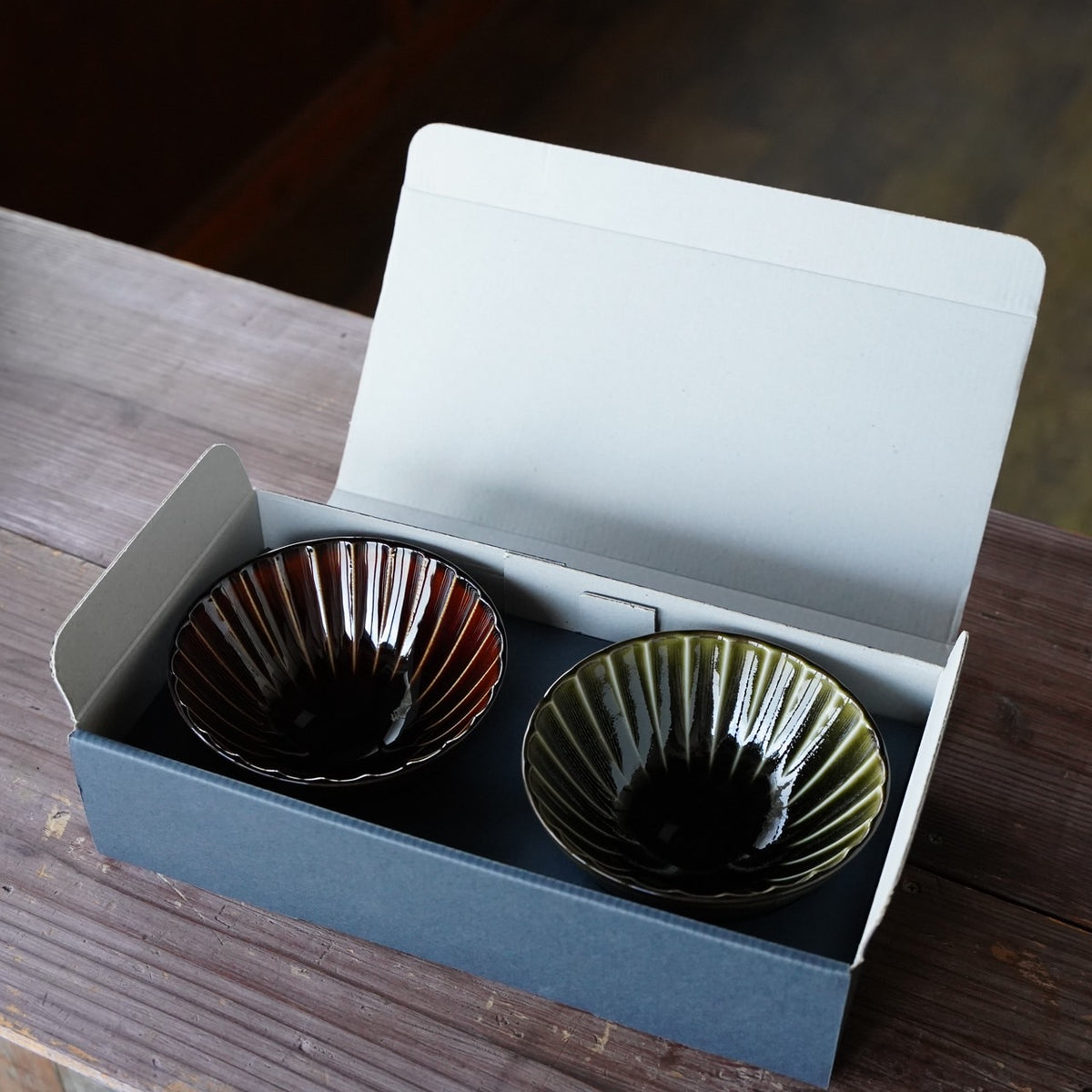 ぎやまん陶 味ごはん茶碗ペアギフトセット（ギフトBOX入り） – カネコ