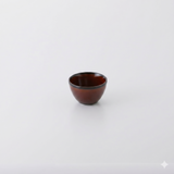 ちび盃　漆ブラウン　中