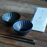 味ごはんペアセット（ぎやまん陶味ごはん茶碗２個・箸２膳・味ごはんのもと１個）