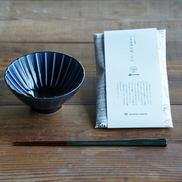 味ごはんセット（ぎやまん陶味ごはん茶碗１個・箸１膳・味ごはんのもと１個）