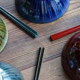 味ごはんペアセット（ぎやまん陶味ごはん茶碗２個・箸２膳・味ごはんのもと１個）