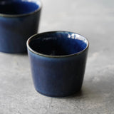 【限定品】そば猪口  茄子紺ブルー
