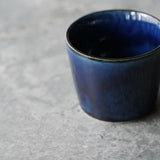 【限定品】そば猪口  茄子紺ブルー