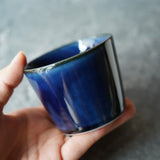 【限定品】そば猪口  茄子紺ブルー